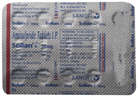 Solian 50mg Tablet View Uses Side Effects Price And Substitutes 1mg