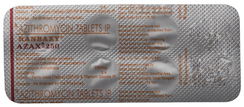 Azithromycin tablets azax 250