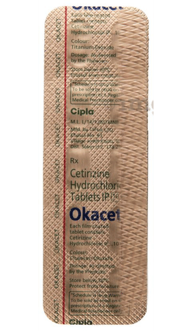 Okacet Tablet View Uses Side Effects Price And Substitutes 1mg