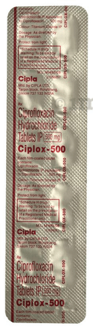 Ciplox 500 price in india