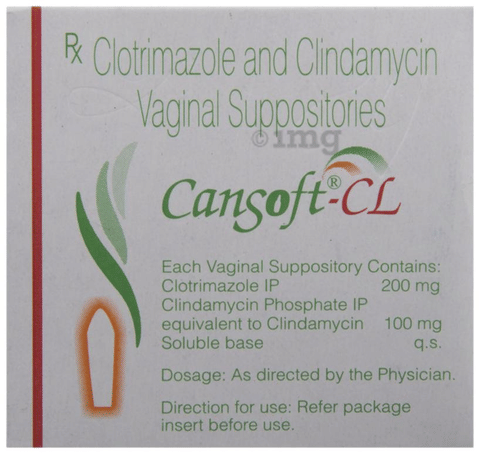 Cansoft Cl Vaginal Suppository View Uses Side Effects Price And Substitutes 1mg