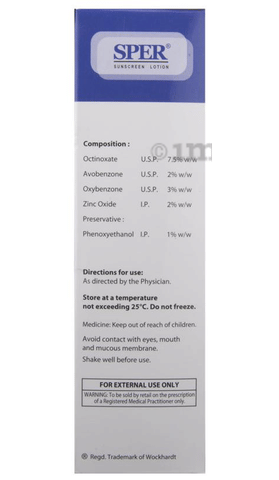 Sper Sunscreen Spf 40 Lotion Buy Bottle Of 100 Ml Lotion At Best Price In India 1mg