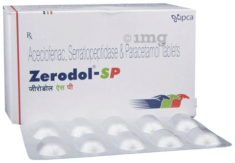 Zerodol Sp Tablet View Uses Side Effects Price And Substitutes 1mg