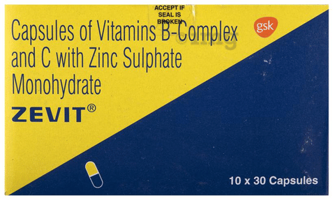 Zevit Capsule Buy Strip Of 30 Capsules At Best Price In India 1mg