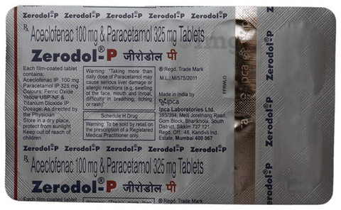 Zerodol P Tablet View Uses Side Effects Price And Substitutes 1mg