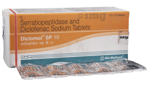 Diclomol Sp 10 Tablet View Uses Side Effects Price And Substitutes 1mg