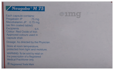 Neugaba M 75 Capsule View Uses Side Effects Price And Substitutes 1mg