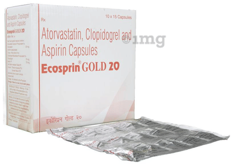 Ecosprin Gold 20 Capsule View Uses Side Effects Price And Substitutes 1mg