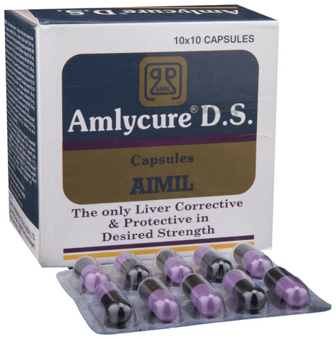 Aimil Amlycure D S Capsule Buy Strip Of 10 Capsules At Best Price In India 1mg