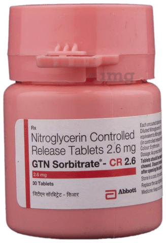 GTN Sorbitrate CR 2.6 Tablet