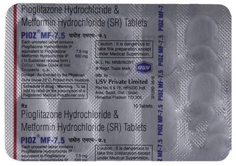 Pioz Mf 7 5 Tablet Sr View Uses Side Effects Price And Substitutes 1mg Pioz Mf 7 5 Tablet Sr View Uses Side Effects Price And Substitutes 1mg