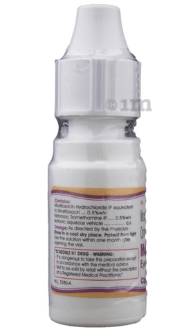 Moxicip Kt Eye Drop View Uses Side Effects Price And Substitutes 1mg