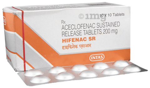Hifenac Sr Tablet View Uses Side Effects Price And Substitutes 1mg
