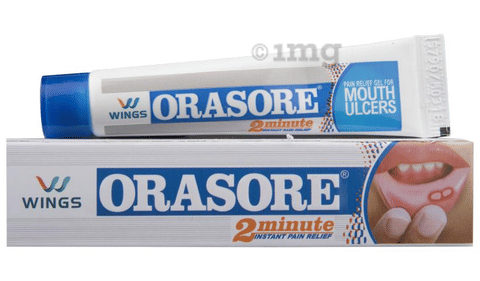 Orasore Mouth Ulcer Relief Gel Buy Tube Of 10 Gm Oral Gel At Best Price In India 1mg