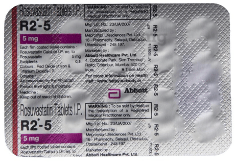 R2 5 Tablet View Uses Side Effects Price And Substitutes 1mg