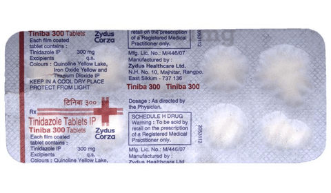 Tiniba 300 Tablet View Uses Side Effects Price And Substitutes 1mg