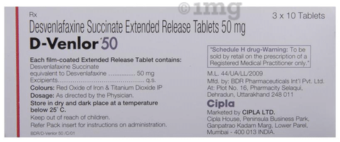 Venlor 50 mg tablet