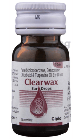 Clearwax Ear Drop View Uses Side Effects Price And Substitutes 1mg