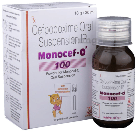 Monocef O 100 Powder For Oral Suspension View Uses Side Effects Price And Substitutes 1mg