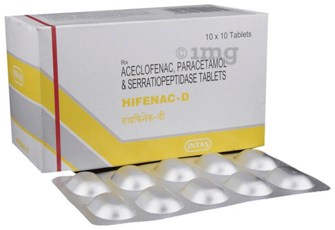 Hifenac p tablet use