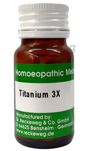 Dr Reckeweg Titanium Trituration Tablet 3x Buy Bottle Of 20 Gm Trituration Tablet At Best Price In India 1mg