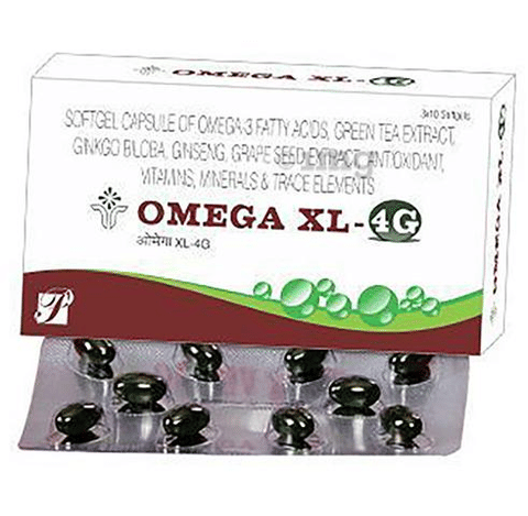 Omega XL 4G Soft Gelatin Capsule: Buy strip of 10 soft ...