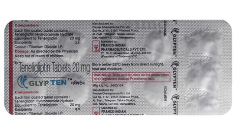 Glypten Tablet View Uses Side Effects Price And Substitutes 1mg