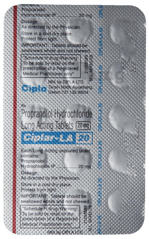 Ciplar La Tablet View Uses Side Effects Price And Substitutes 1mg