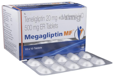 Megagliptin Mf Tablet Er View Uses Side Effects Price And Substitutes 1mg