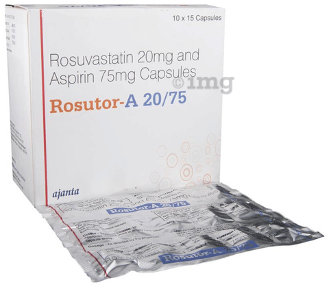Rosutor gold 20 75 capsule