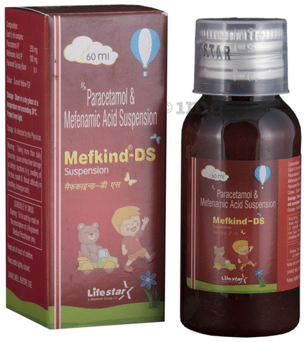 Mefkind Ds Suspension View Uses Side Effects Price And Substitutes 1mg