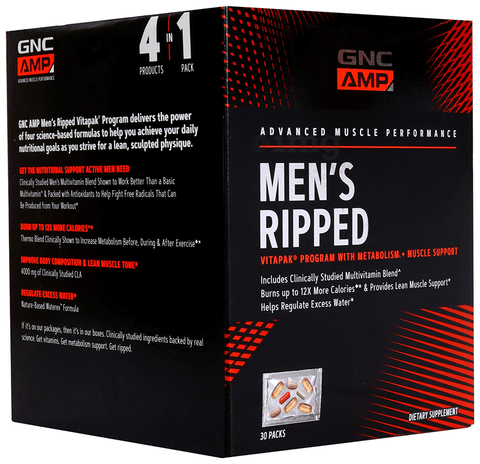GNC Pro Performance AMP Ripped Vitapak 