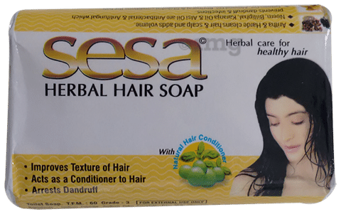 alledaags Ervaren persoon klap Sesa Herbal Hair Soap: Buy box of 1 Soap at best price in India | 1mg