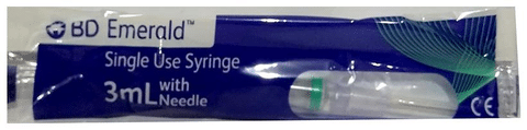 Emerald 3ml Syringe With Needle 24g X 1inch Buy Packet Of 1 Syringe At Best Price In India 1mg