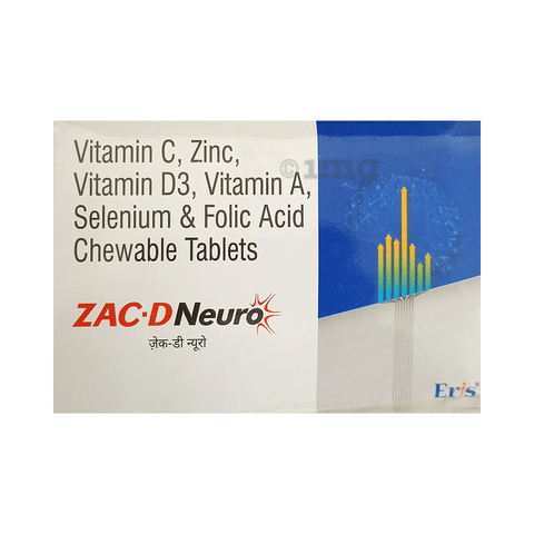 Zac D Neuro Chewable Tablet Buy Strip Of 15 Chewable Tablets At Best Price In India 1mg