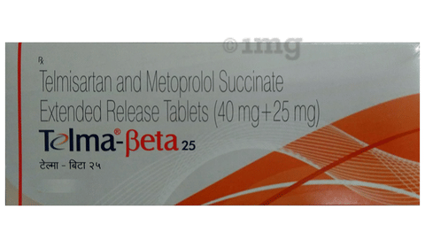 Telma Beta 25 Tablet Er View Uses Side Effects Price And Substitutes 1mg