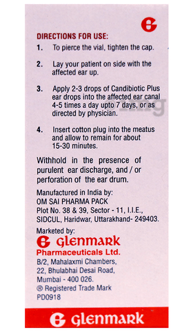 Candibiotic Plus Ear Drop View Uses Side Effects Price And Substitutes 1mg