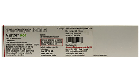 Vintor 4000 Injection View Uses Side Effects Price And Substitutes 1mg