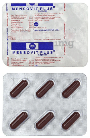 Mensovit Plus Capsule Buy Strip Of 6 Capsules At Best Price In India 1mg