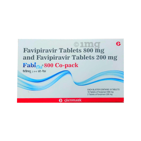 Fabiflu 800 Co Pack Tablet View Uses Side Effects Price And Substitutes 1mg
