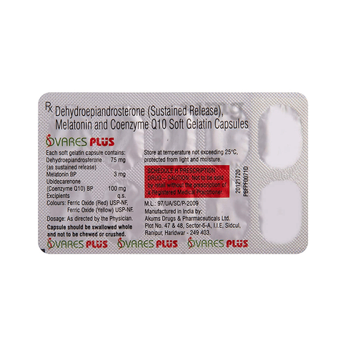 Ovares Plus Capsule Sr View Uses Side Effects Price And Substitutes 1mg