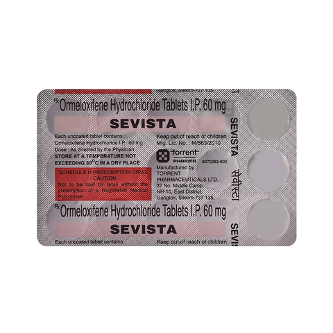 Sevista Tablet View Uses Side Effects Price And Substitutes 1mg