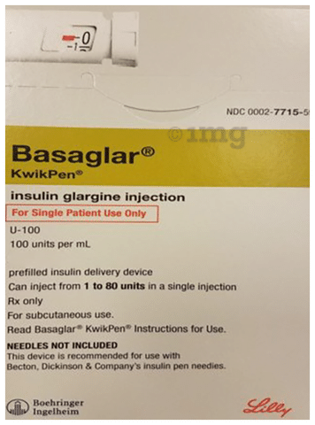 Basaglar 100iu Ml Kwikpen View Uses Side Effects Price And Substitutes 1mg