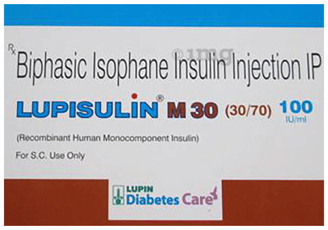 Lupisulin M 30 Injection 100iu Ml View Uses Side Effects Price And Substitutes 1mg