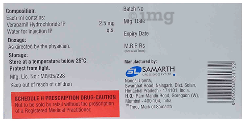 Vpl 5mg Injection View Uses Side Effects Price And Substitutes 1mg