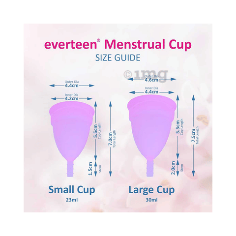 Everteen Menstrual Cup Large Buy Box Of 30 Ml Cup At Best Price In India 1mg