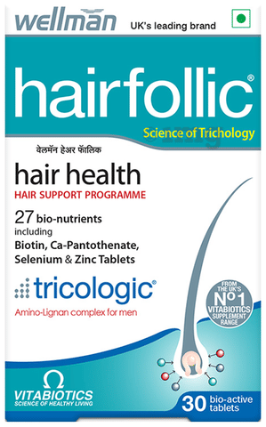 Wellman Hairfollic Hair Supplement Tablet Buy Box Of 30 Tablets At Best Price In India 1mg