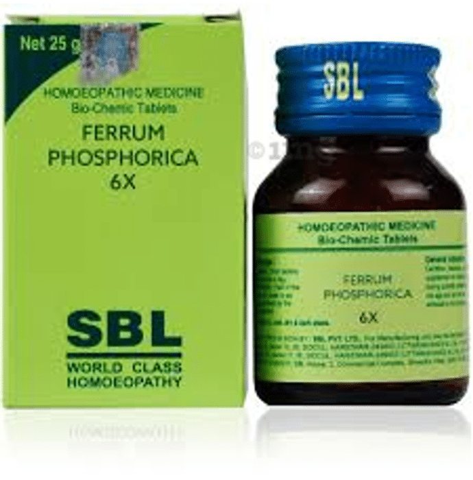 SBL Ferrum Phosphoricum Biochemic Tablet 6X