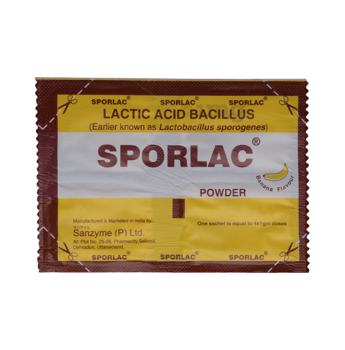 Sporlac Banana Sachet Buy Packet Of 1 Sachet At Best Price In India 1mg