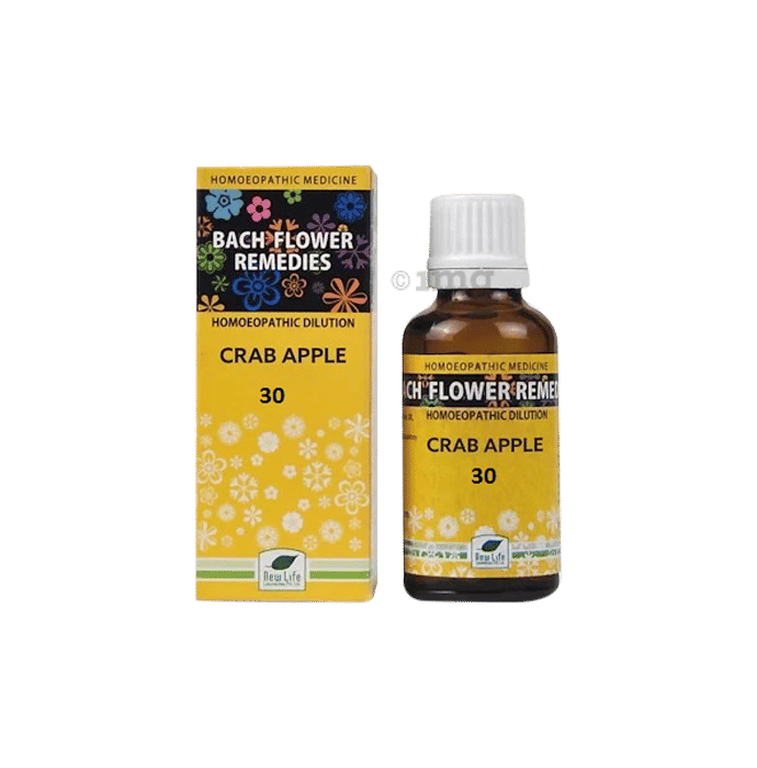 New Life Bach Flower Crab Apple 30 Buy Bottle Of 30 Ml Dilution At Best Price In India 1mg